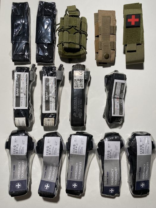 Турнікети TMT, SAM-XT, Code Red, Aronia, FR19, Recon