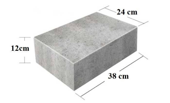 Bloczek betonowy M-6 - 12