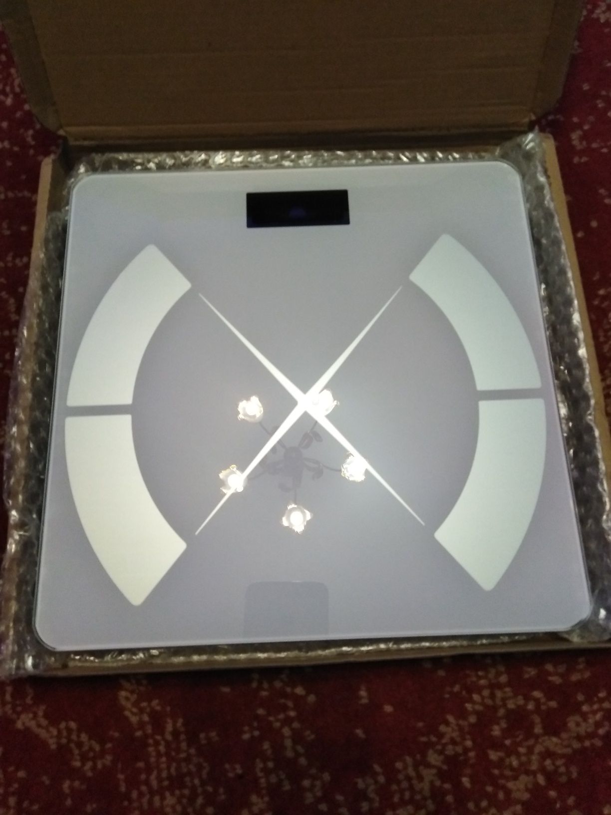 Analityczna waga łazienkowa na bluetooth