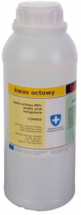 Kwas Octowy 80% 1L Biomus