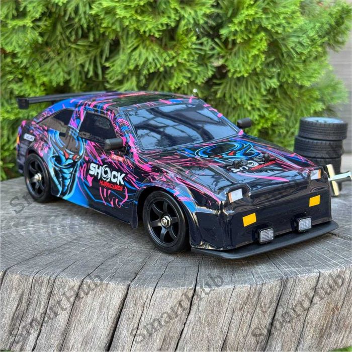 Дрифт машинка з димом Toyota Trueno AE86 SHOCK-W на радіоуправлінні