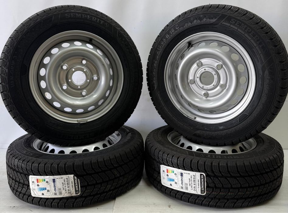 Ford Transit Custom koła stal 215/65r16c Semperit Zima 5x160 Nowe