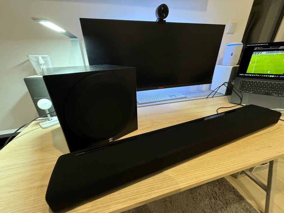 Soundbar Yamaha YAS 306 + Subwoofer YST SW012 - Kompletny zestaw
