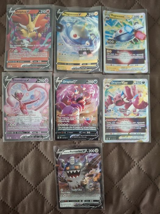 Lote 7 cartas Lost Origin