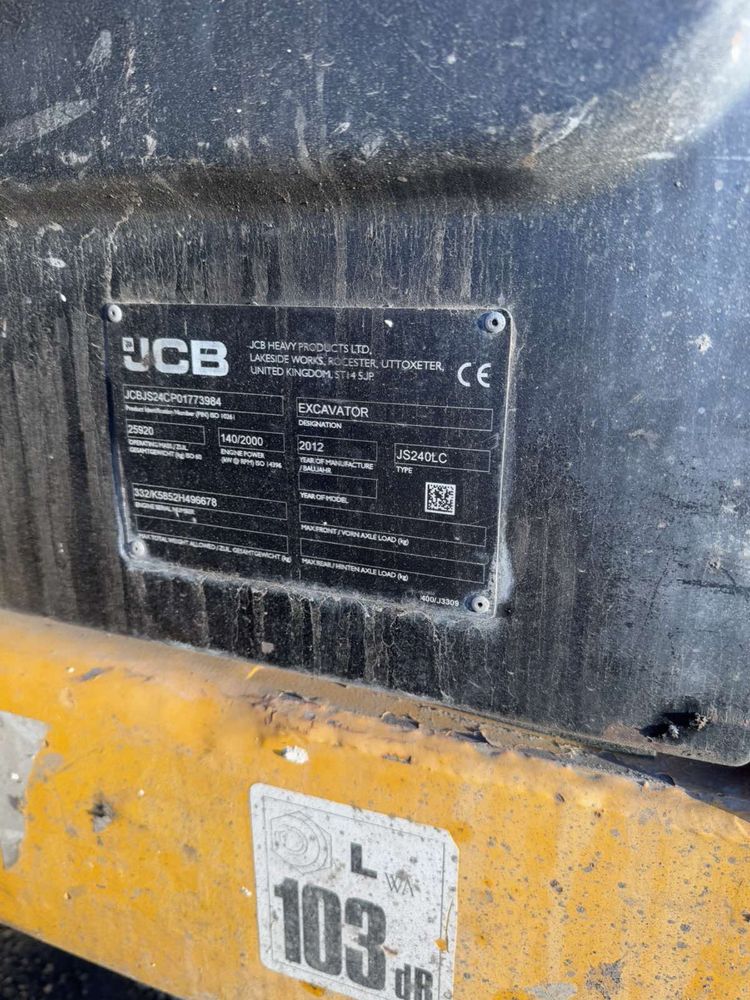 Гусеничний екскаватор JCB 240 ls