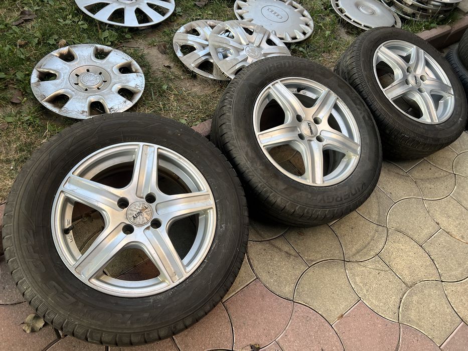 Запаска R 15 розболтовка 4/100 195/65 185/60 одне колесо Dacia Renault