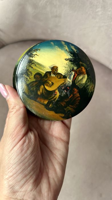 Шкатулка для прикрас, ручна робота, розпис