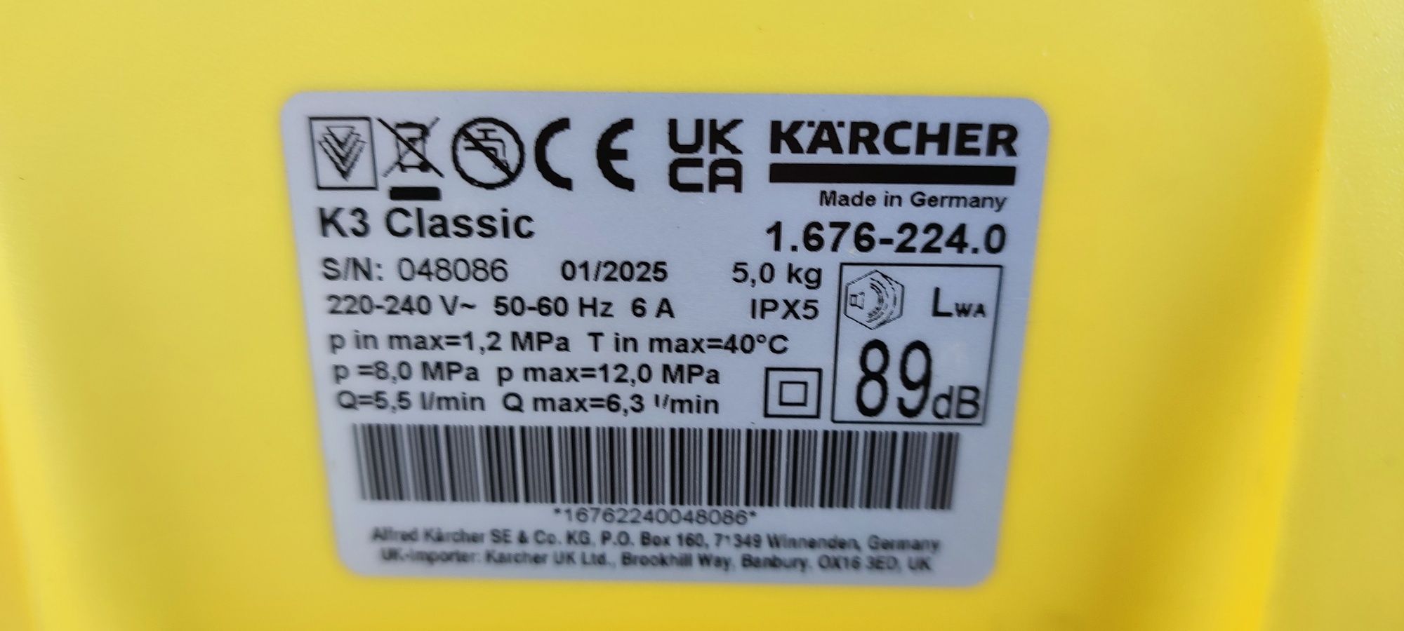 KARCHER K 3 мийка високого тиску нової моделі ОРИГІНАЛ