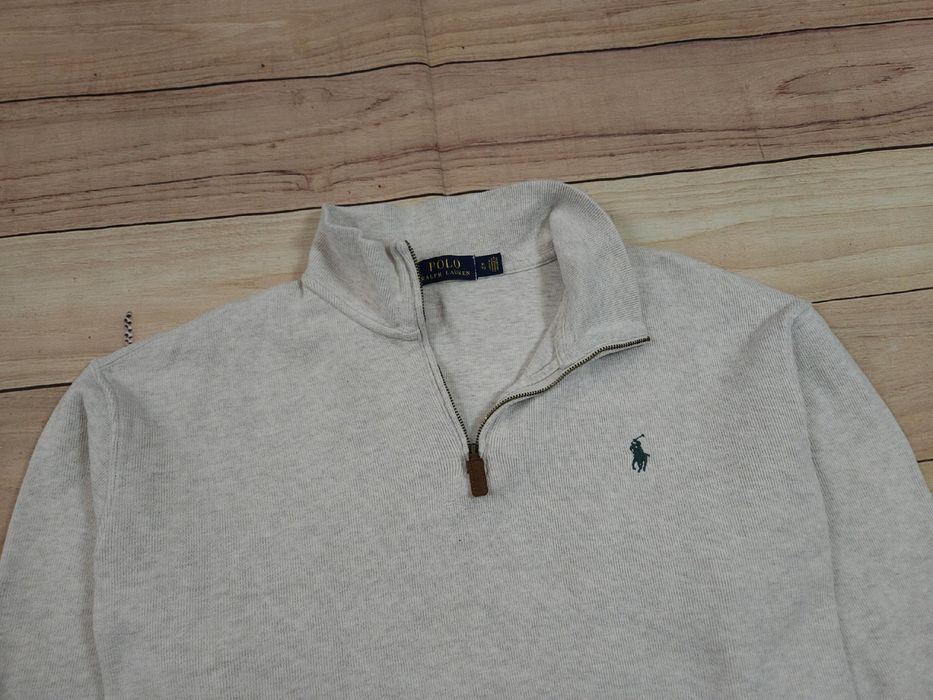 POLO RALPH LAUREN Sweter Męski Zip Neck Logo r. XL