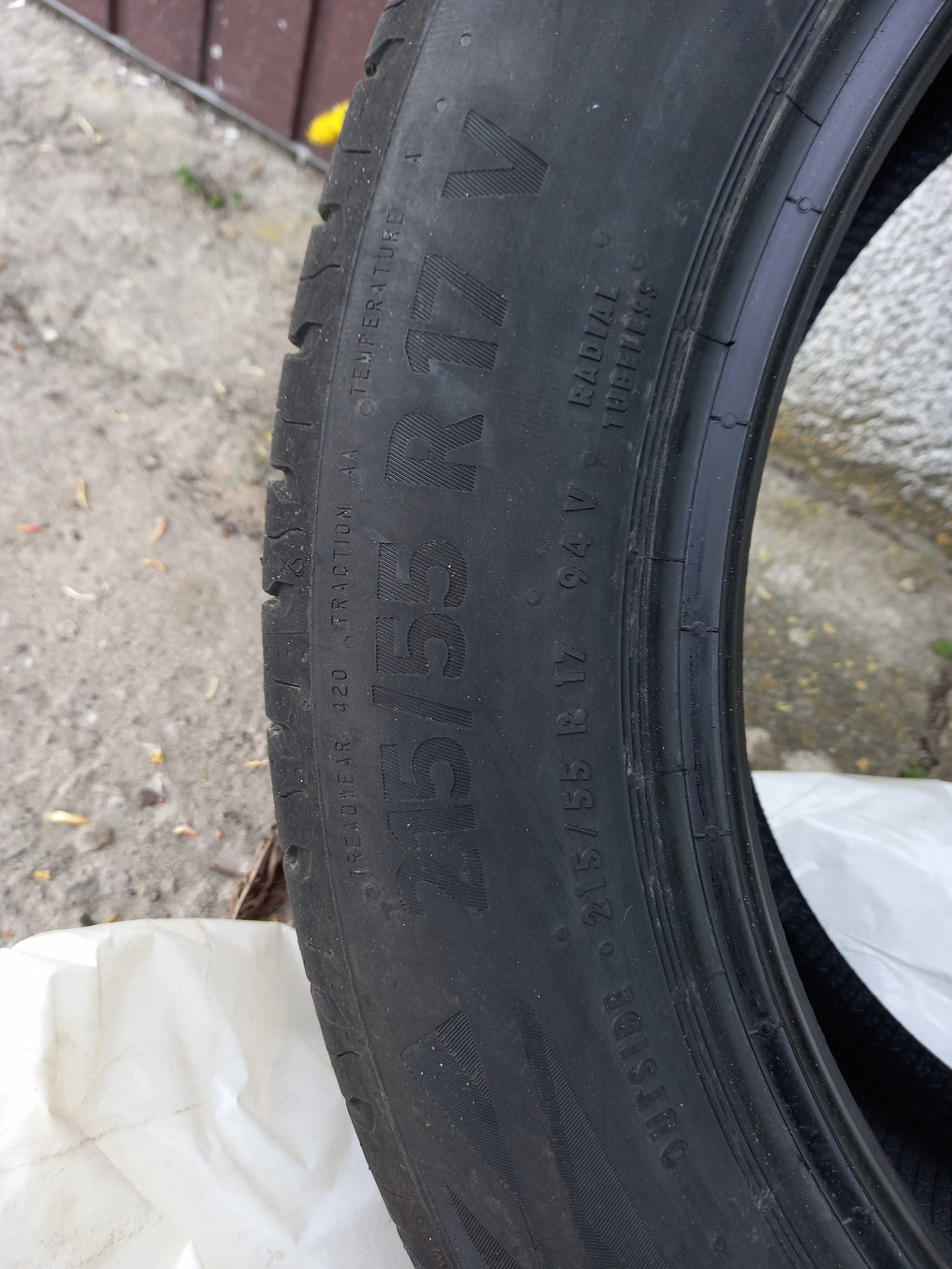 Opony letnie Continental 215/55R17V EcoContact6