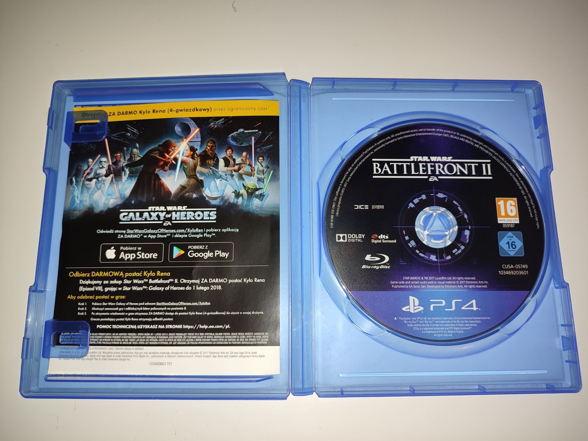 Gra Ps4 Star Wars Battlefront II 2 PL gry PlayStation 4 UFC Sniper GTA