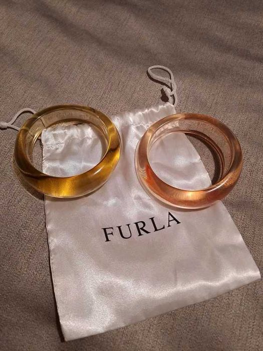 Pulseiras Furla Bege e Rosa