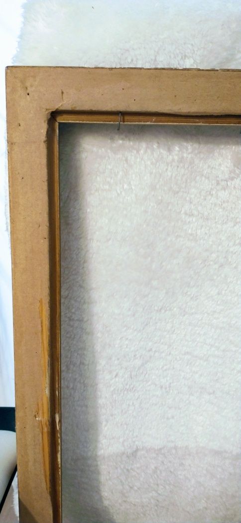 Drewniana złota rama do obrazu 60,5/45,5 cm