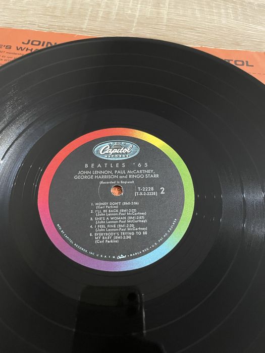 Beatles 65 USA EX LP
