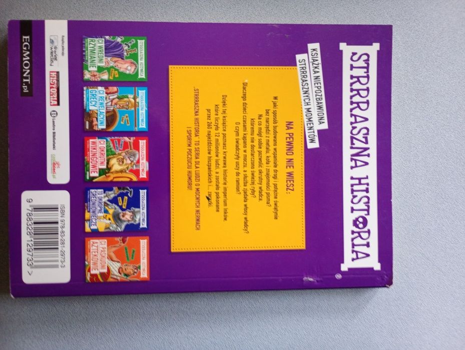 Książki strrraszna historia 3 części + 1 powtórka gratis