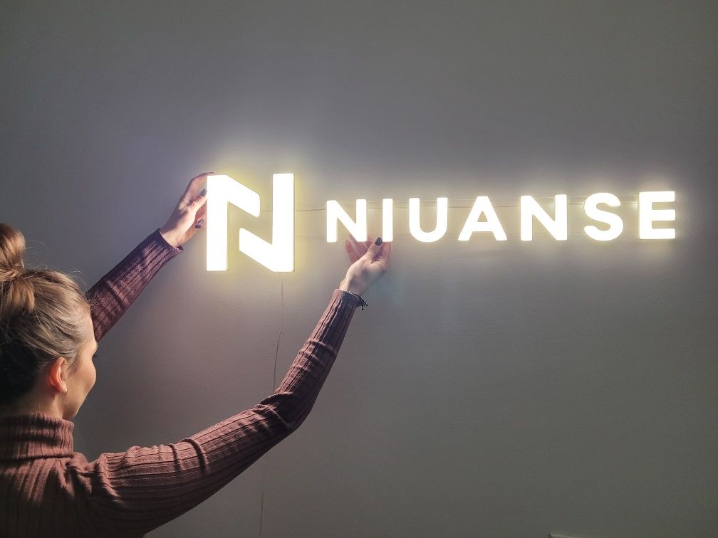 Najtaniej! Logo Lumion Ledon litery świetlne 3d led Neon  grafika