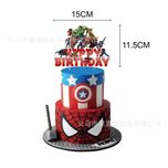 Topper- flaga na tort Marvel