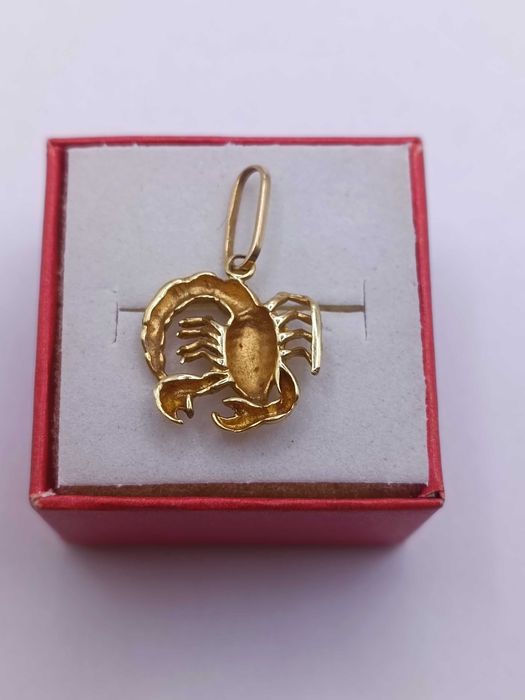Złota Zawieszka Złoty Wisiorek Znak Zodiaku Skorpion PR.585 969/11/25s