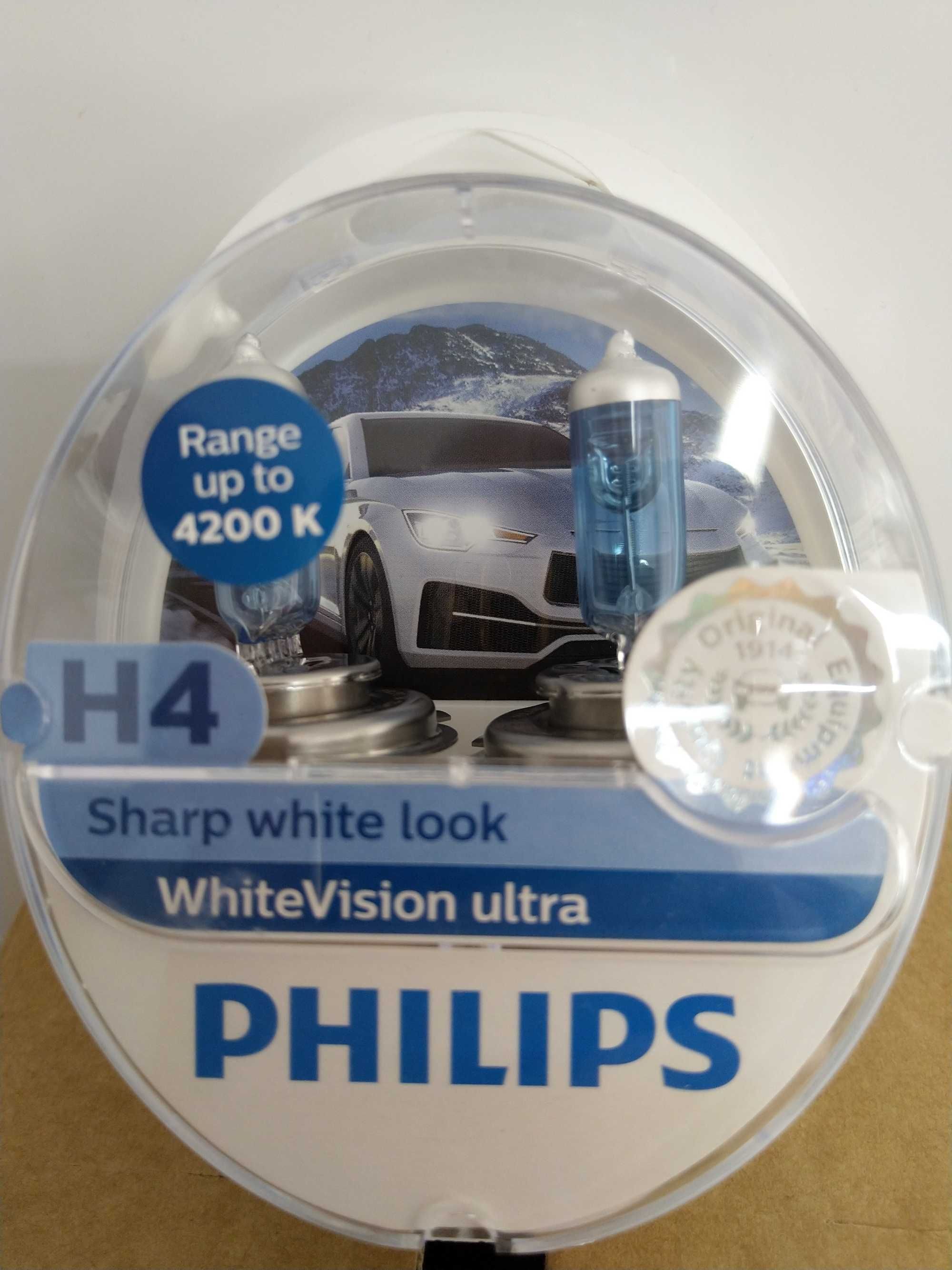 lampadas H4 philips (white vision ultra)