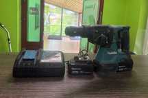 Młotowiertarka Aku. MAKITA DHR243 + Ładowarka + 2 x Bateria 18v 5.0ah
