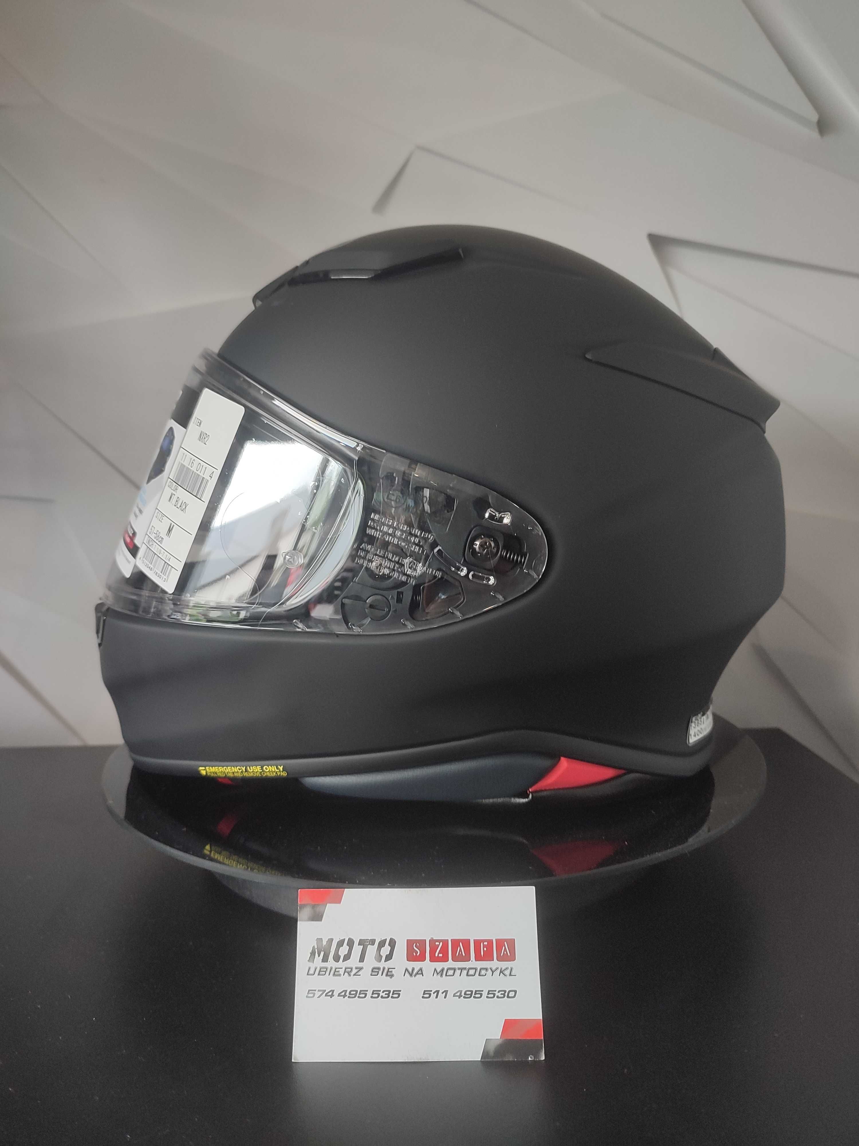 Kask Shoei NXR2 MATT BLACK rozmiar 'XS 'S 'M 'L 'XL RATY 0%