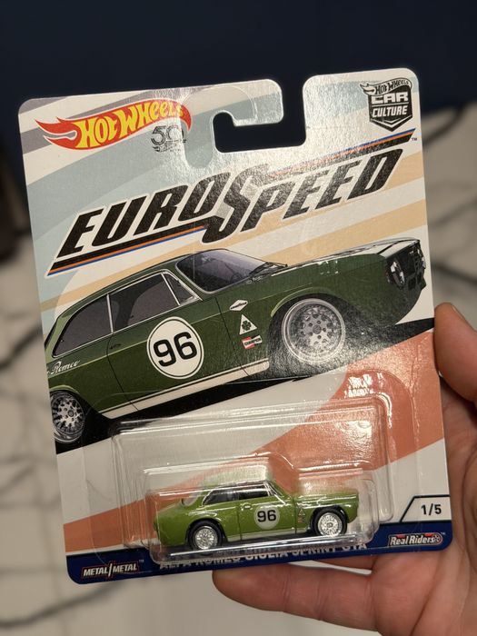 Hot Wheels Premium Alfa Romeo Gulia Sprint GTA Quadrifoglio 50years HW