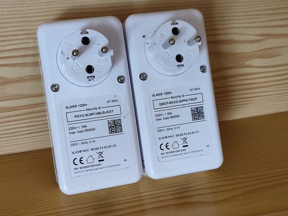 2x AV1200+ DEVOLO Powerline Repetidor CPL