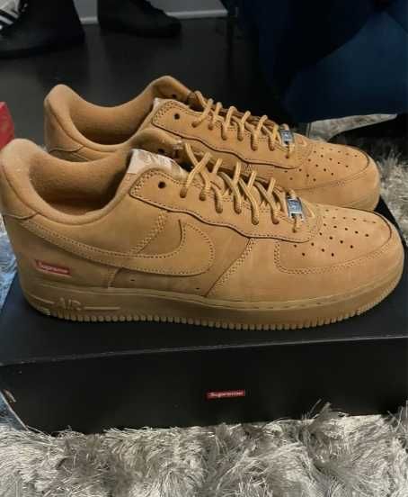 Buty Trampk Nike Air Force 1 Low SP Supreme Wheat R.45