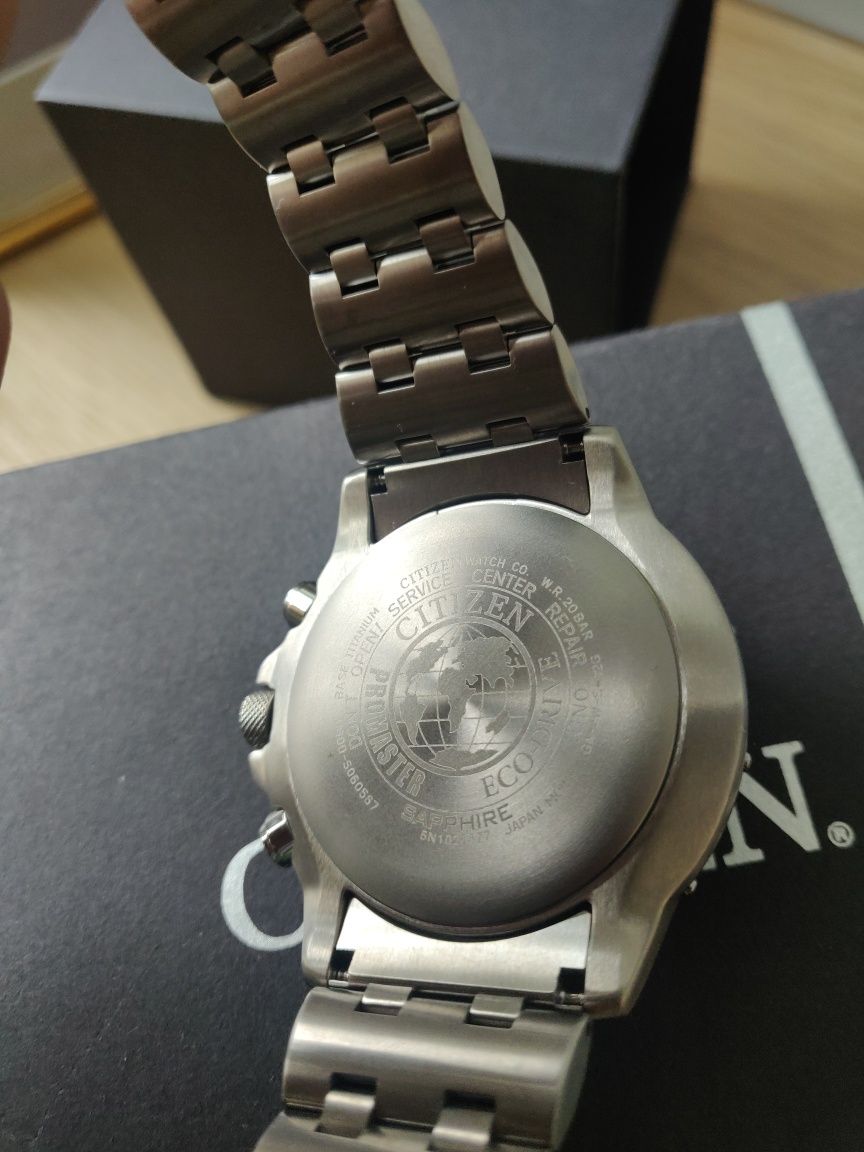 Citizen Skyhawk Promaster Titan JY0080-62E eco-drive u600 pilot saphir