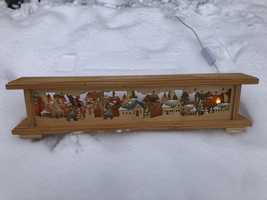 Drewniana ozdoba świąteczna, Boże Narodzenie stan bardzo dobry Vintage