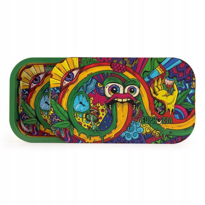 Tacka metalowa Euphoria Vibrant z magnetyczną pokrywką 27 x16 cm