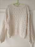 Sweter ażurowy dziewczecy C&A