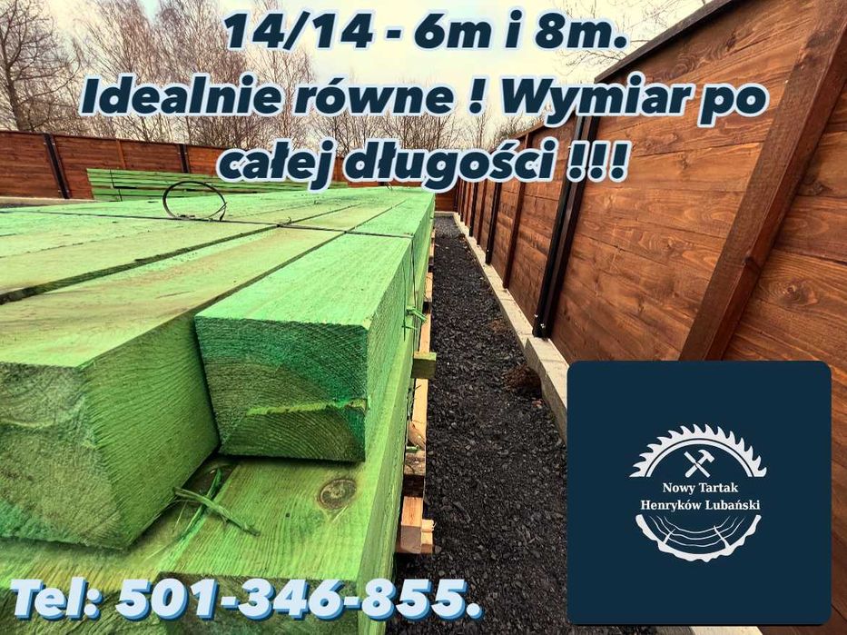 Drewno Tarcica Kantówka Kantówki Belka Belki Legar Słupek Nowy Tartak.
