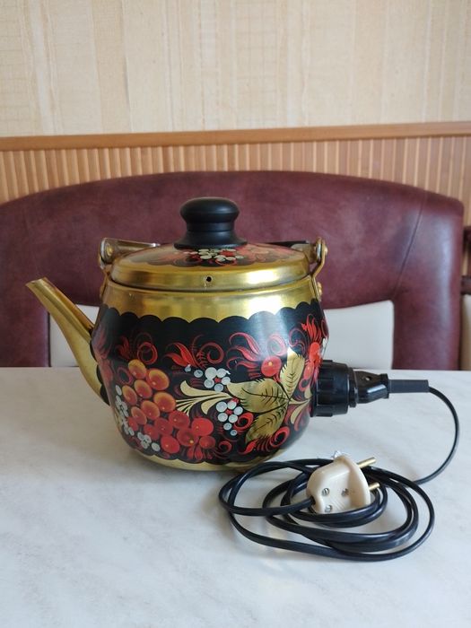 Элчайник б/у расписной из ссср 3л