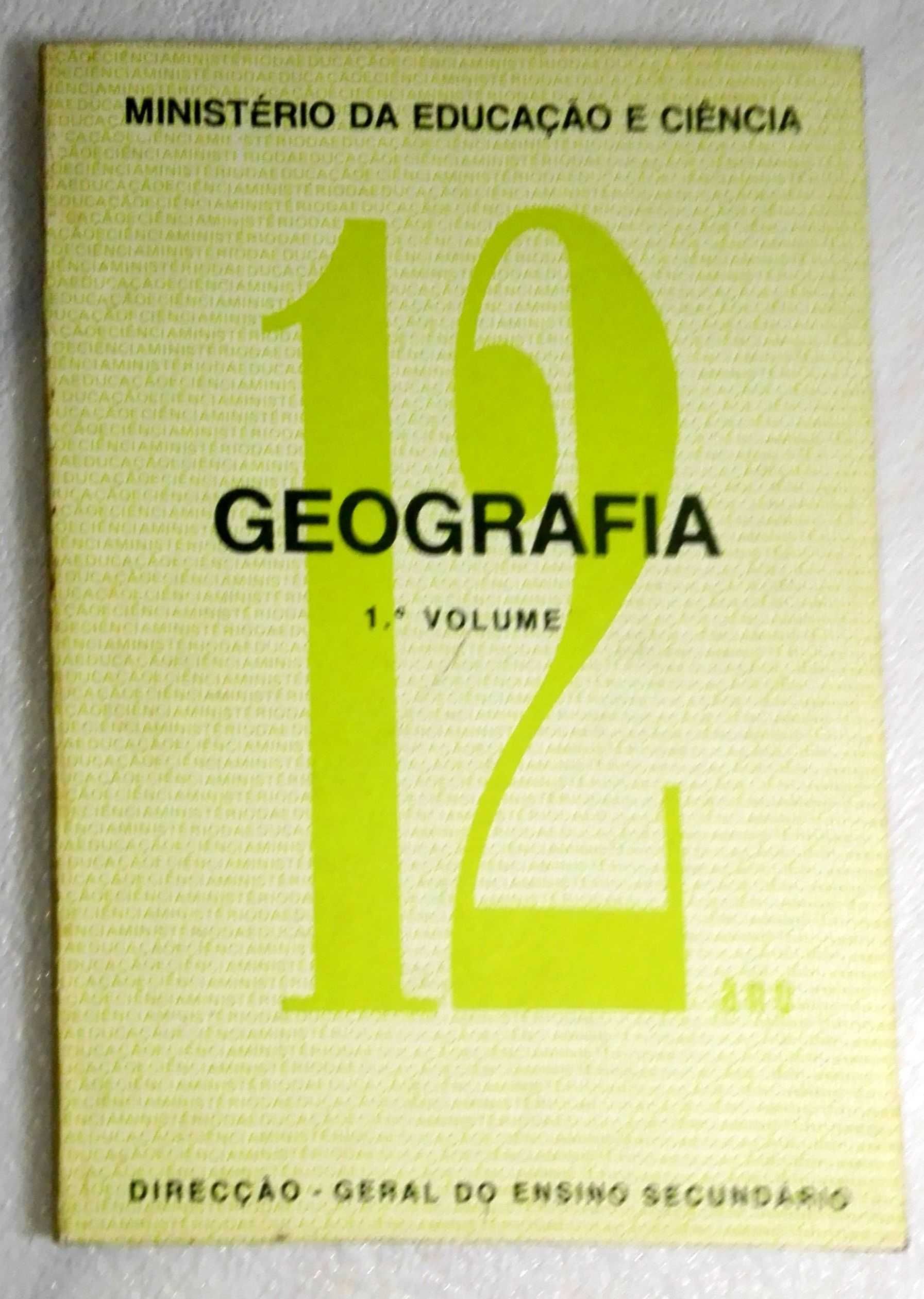 Caderno Geografia 1ª Volume - 12º ano