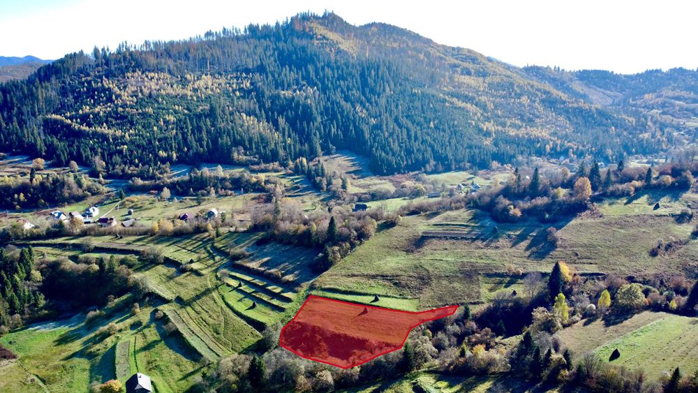 Продається земельна ділянка в Карпатах