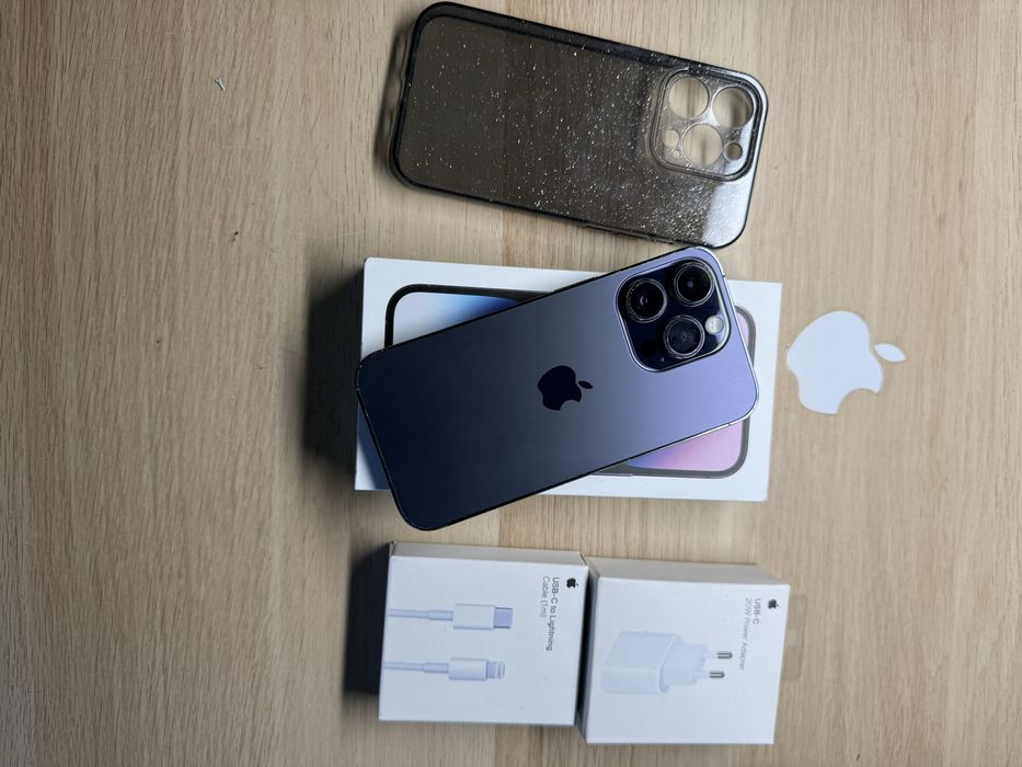 iPhone 14 Pro 128gb fioletowy bateria 100% komplet