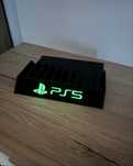 Stojak podstawka na gry Ps5 napis fluorescencyjny