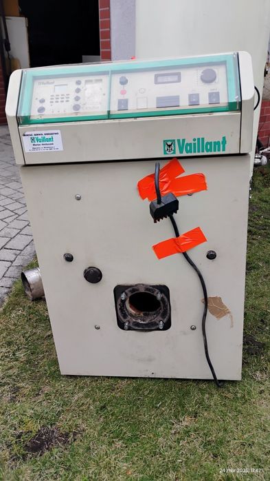 Piec olejowy Vaillant z palnikiem 24kw