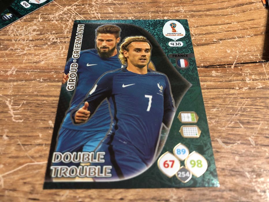 Panini FIFA World Cup 2018 Russia Double Trouble 	France