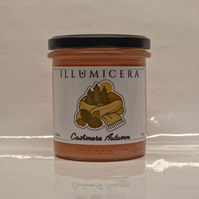 Świeczka Świeca Sojowa Zapachowa Cashmere Autumn 330ml/50h