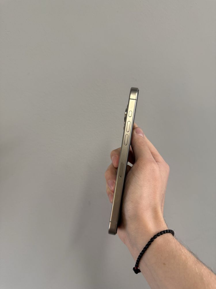 Б/у Iphone 15 Pro Max 512 Natural Titanium фізична сім , стан 10/10