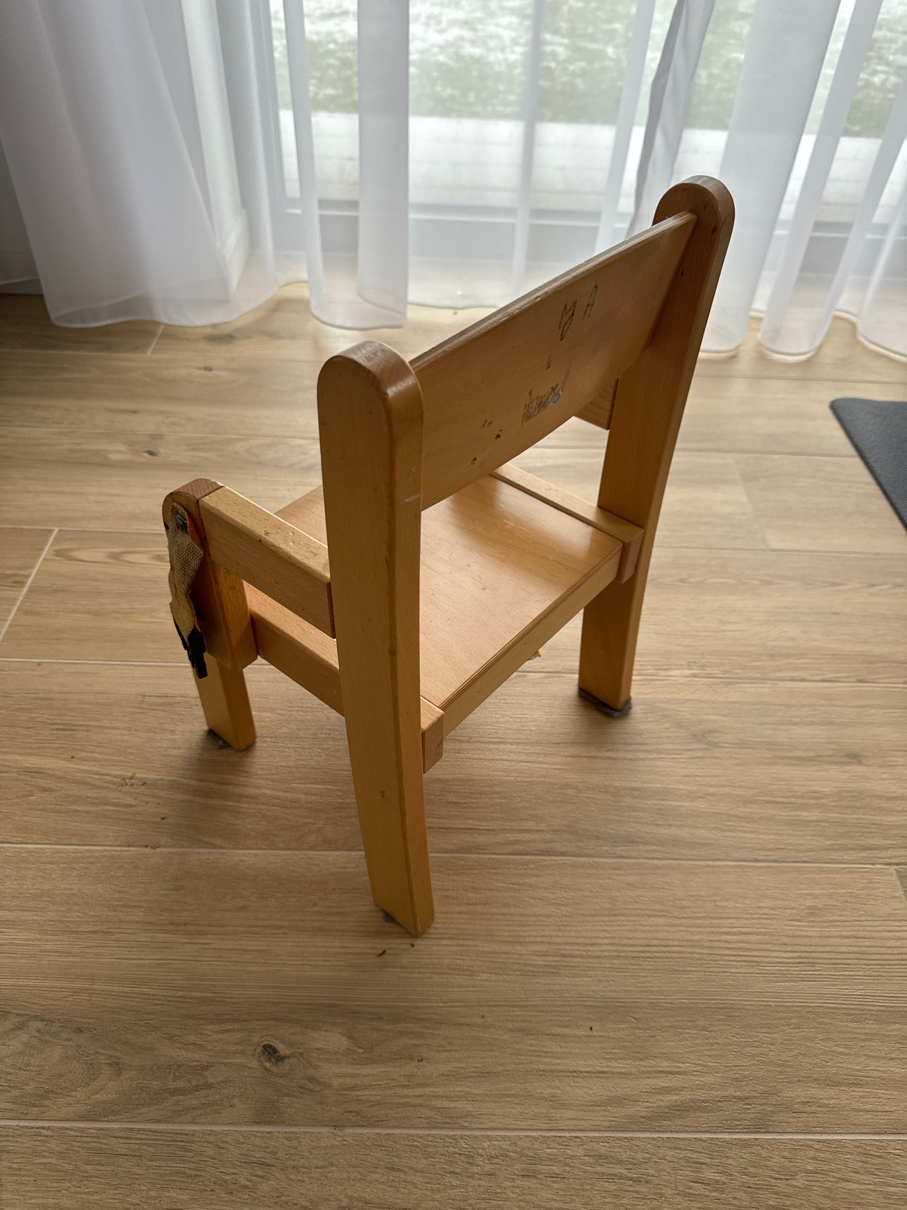 Krzesło dziecięce Krzyś 0 - drewno.