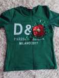 Футболка D&G з яскравим акцентом