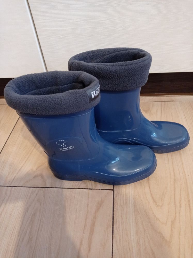 Kalosze poproszę r. 33/ 34 + ocieplacz polarowy