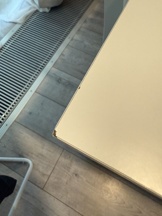 Stół i 4 krzesła | Obiadowy | Rozkładany | Biały | 140(180)x80