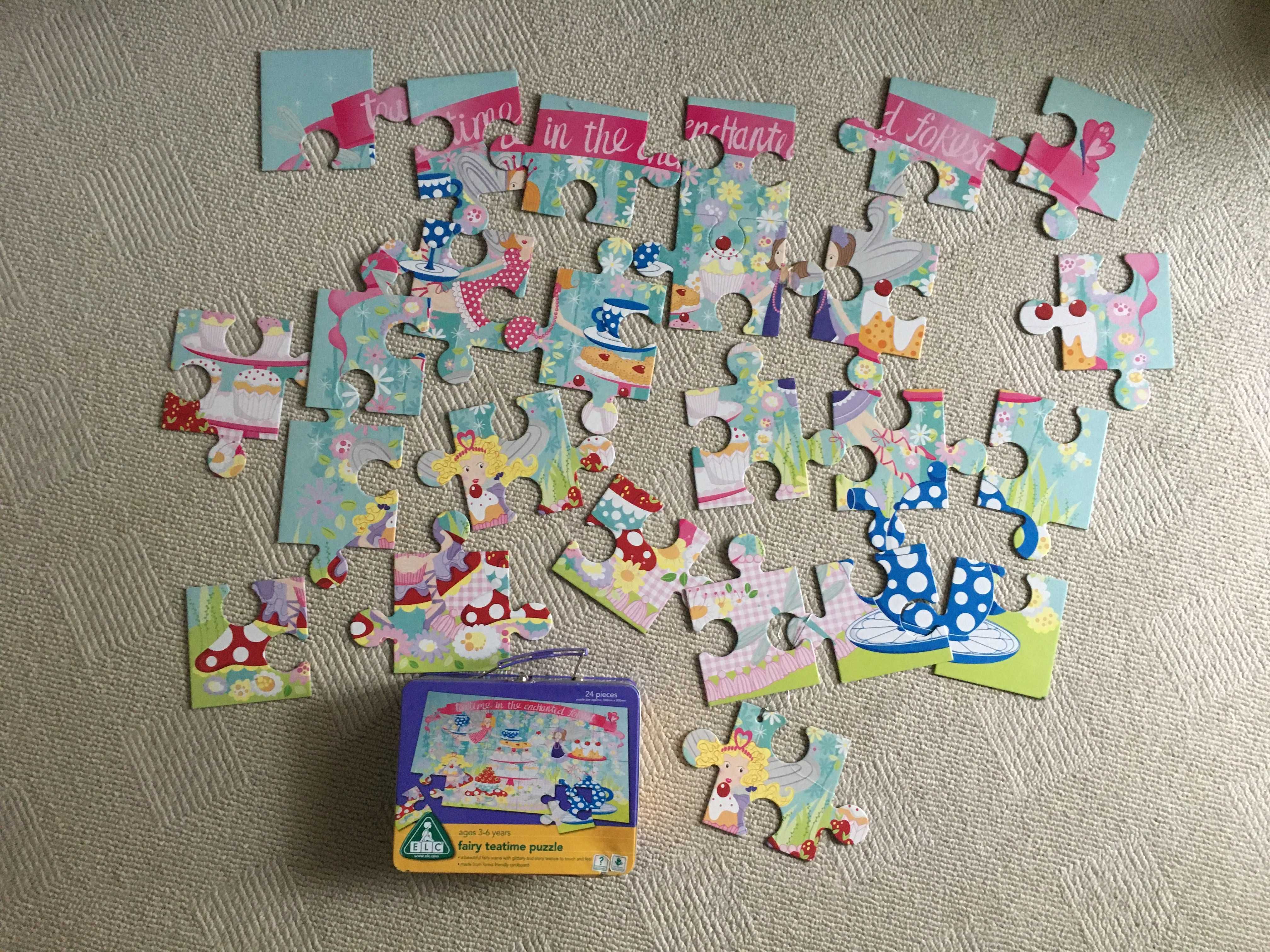 ELC_Puzzle Fairy teatime puzzle_wiek 3-6_duże_24 elementy