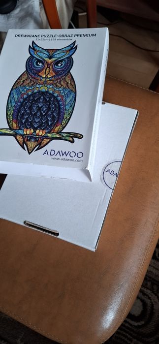 Puzzle drewniane dla dorosłych: sowa - Adawoo