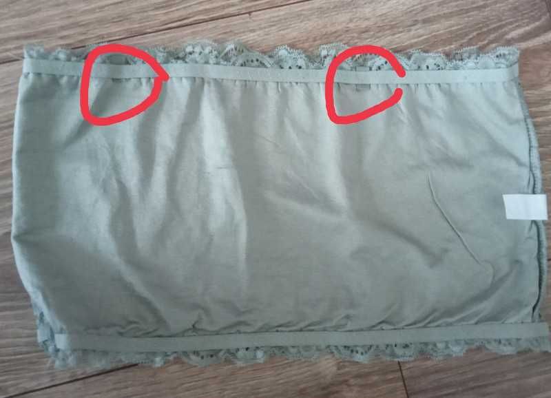 Biustonosz koronkowy bez ramiączek M/L.