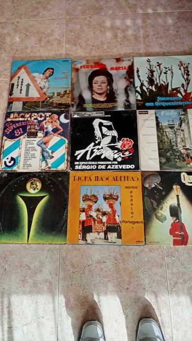 lote de discos de vinil